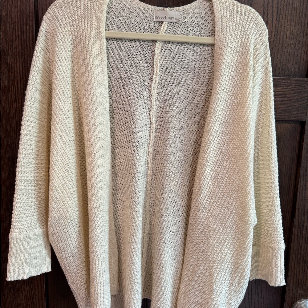 Cream Knit Cardigan